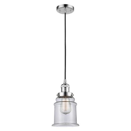 1 Light Vintage Dimmable Led Canton 6.5 Mini Pendant